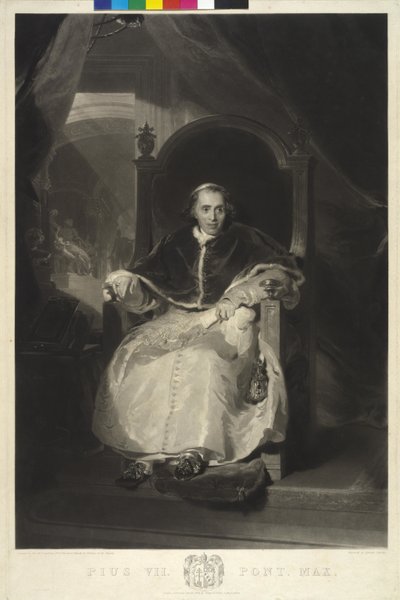 Papst Pius VII. von Samuel Cousins