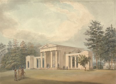 Klassische Kirche, Ayot St. Lawrence, Hertfordshire von Samuel Davis