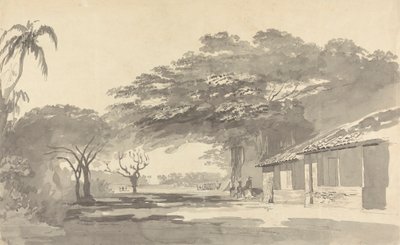 Sepoys ruhen unter Bäumen von Samuel Davis