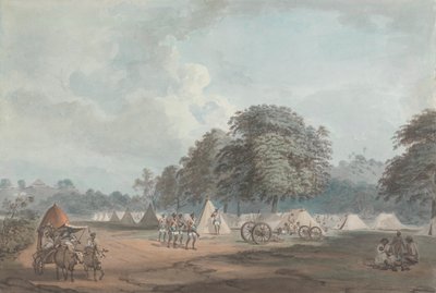 Die Hur Rangers lagern in Colgong von Samuel Davis