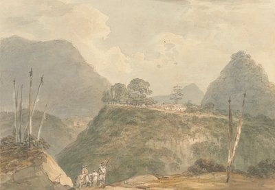 Das Dorf Buxadaur [Buxa Duar] [Tibet] von Samuel Davis