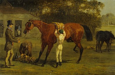 Satteln von Samuel Henry Alken