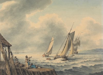 Eine Meereslandschaft von Samuel Howitt