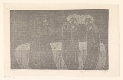 Siamesische Zwillinge von Samuel Jessurun de Mesquita (signed by artist)