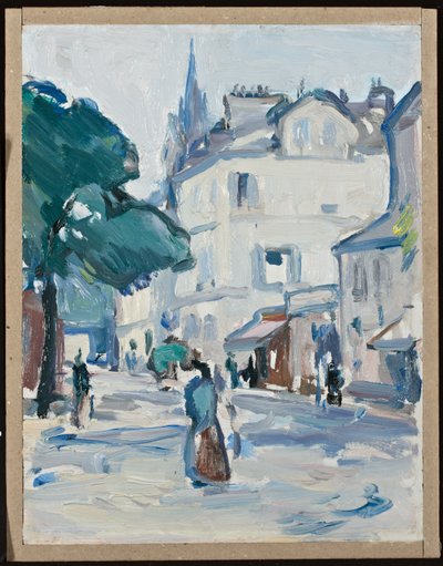 Straßenszene, Paris von Samuel John Peploe