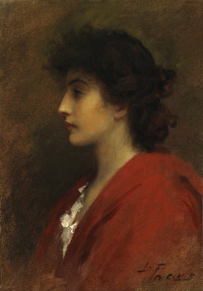 Ein venezianisches Mädchen von Samuel Luke Fildes