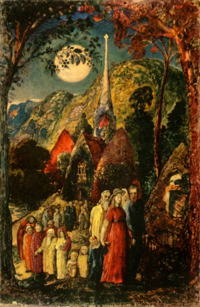Vom Abendgottesdienst kommend, 1830, 1947 von Samuel Palmer