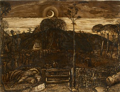 Spätes Zwielicht von Samuel Palmer