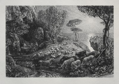 Moeris und Galatea von Samuel Palmer