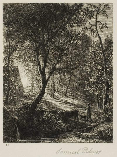 Sonnenuntergang von Samuel Palmer