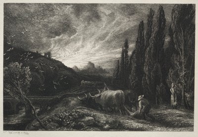 Der frühe Pflüger von Samuel Palmer