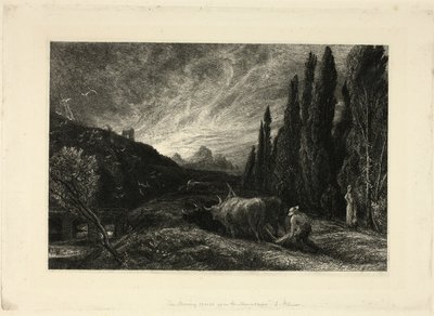 Der frühe Pflüger von Samuel Palmer