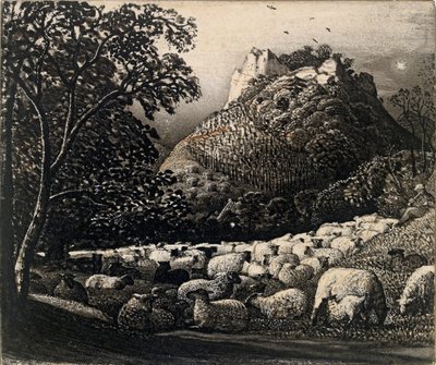 Die Herde und der Stern von Samuel Palmer