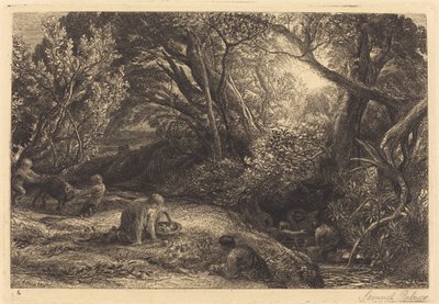 Der Morgen des Lebens von Samuel Palmer