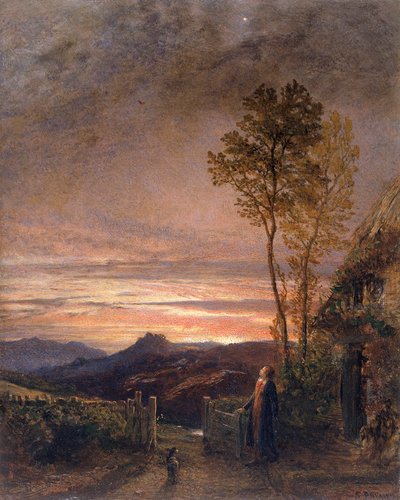 Der Aufstieg der Feldlerche von Samuel Palmer