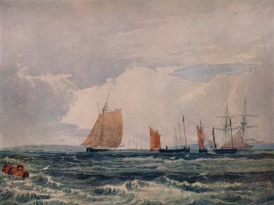Vor Plymouth, um 1827 von Samuel Prout