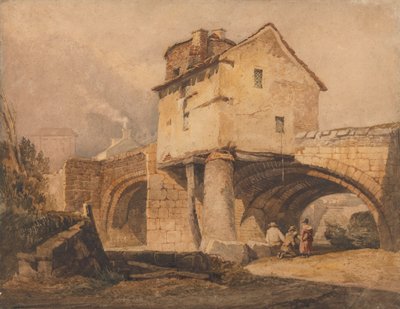 Die Monnow-Brücke, Monmouthshire von Samuel Prout