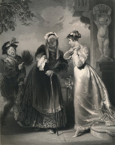 Julia und die Amme Romeo & Julia, um 1870 von Samuel Sangster