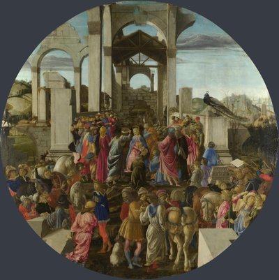 Anbetung der Heiligen Drei Könige von Sandro Botticelli