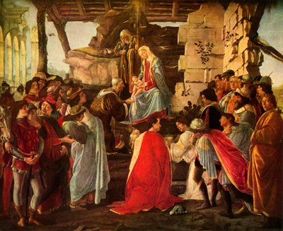 Anbetung der Könige von Sandro Botticelli
