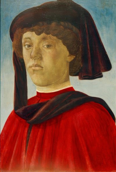 Bildnis eines Jünglings von Sandro Botticelli