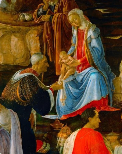 Die Anbetung der Könige von Sandro Botticelli