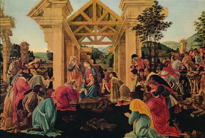 Die Anbetung der Könige, ca. 1475-1476 von Sandro Botticelli