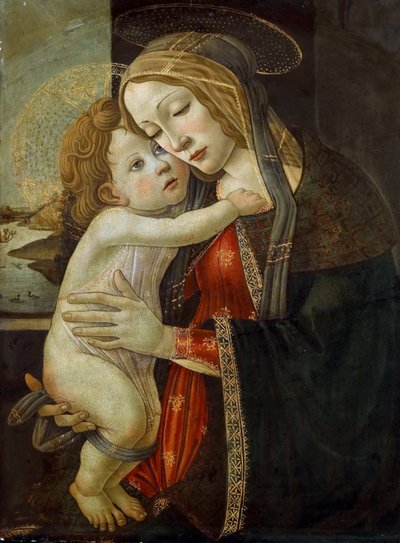 Die Jungfrau und das Kind, ca. 1500 von Sandro Botticelli