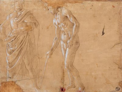 Zwei Figurenstudien von Sandro Botticelli
