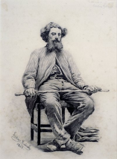 Sitzender Mann von Santiago Rusiñol