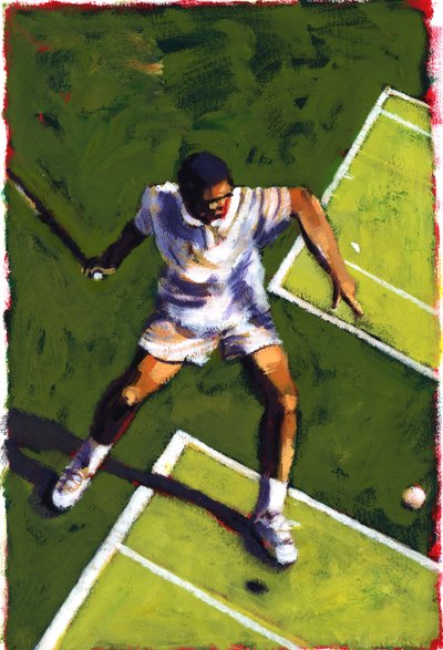 Tennisspieler, 2009 von Sara Hayward