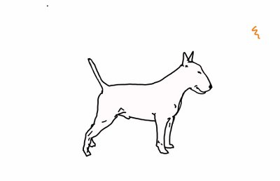 Bullterrier von Sarah Thompson Engels
