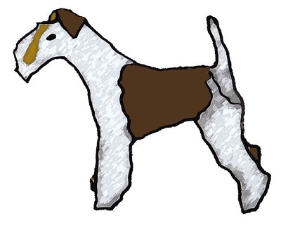 Foxterrier von Sarah Thompson Engels