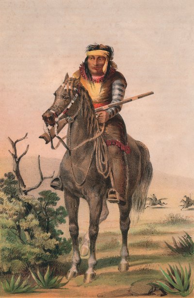 Lipan-Krieger, ca. 1857 von Sarony and Co
