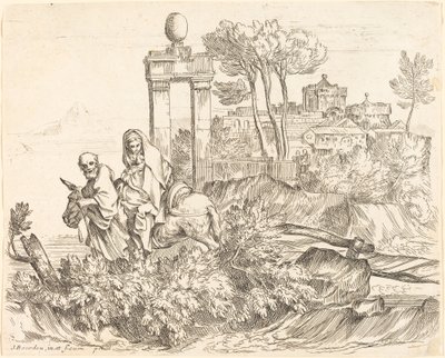 Die Flucht nach Ägypten von Sébastien Bourdon