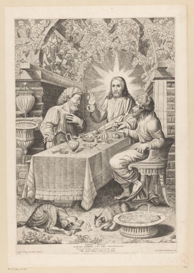 Mahlzeit in Emmaus von Sébastien Vouillemont