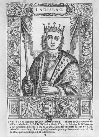 Ladislaus der Großmütige (Gravur) von School French