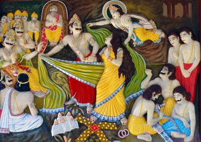 Draupadi Cheer-Haran durch Dushasana Mahabharata von School Indian