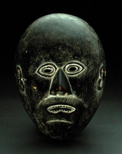 Maske, möglicherweise Gorong-Kultur, Nepal von School Nepalese