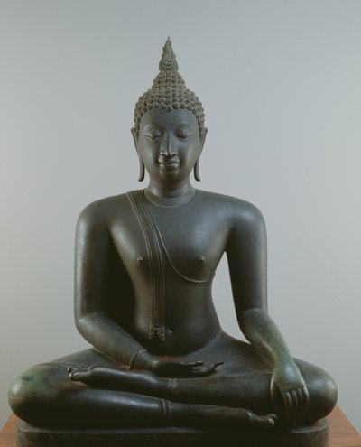 Buddha in Meditation, Sukhothai-Stil von School Thai