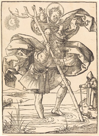 Heiliger Christophorus von School of Albrecht Dürer