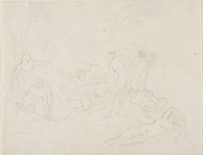 Diana und Kallisto von School of Nicolas Poussin