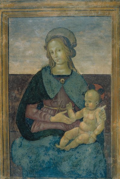 Jungfrau und Kind von School of Perugino