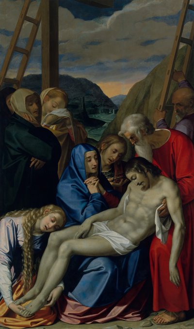 Die Beweinung, 1593 von Scipione Pulzone