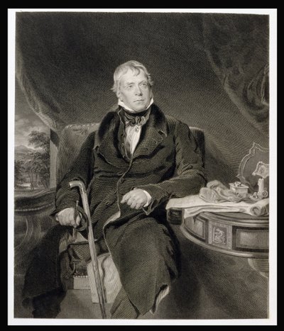 Sir Walter Scott (1771-1832) von Scottish School