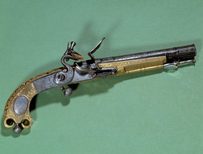 Waffe: Feuersteinpistole von Joachim Murat von Scottish School