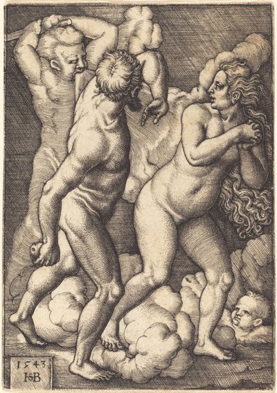 Vertreibung aus dem Paradies von Sebald Beham