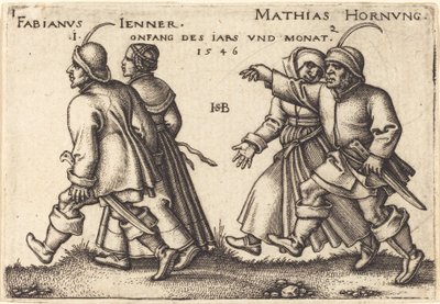 Januar und Februar von Sebald Beham