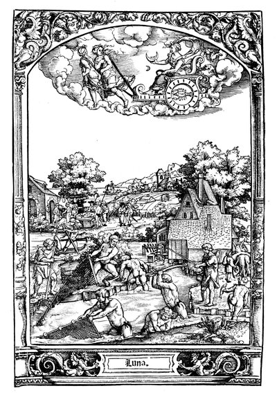Luna, 1531 von Sebald Beham