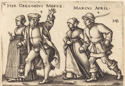 März und April von Sebald Beham